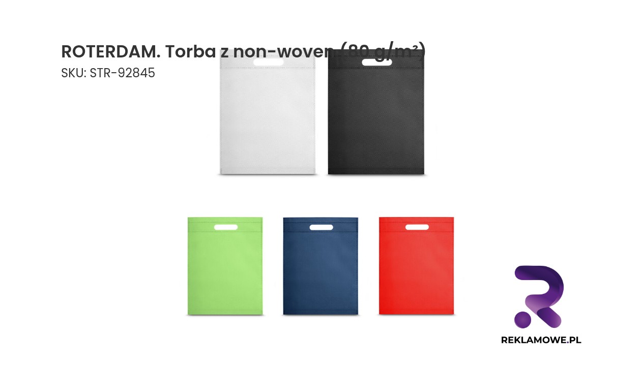 ROTERDAM. Torba z non-woven (80 g/m²) ROTERDAM torba z non-woven 80 g/m²
